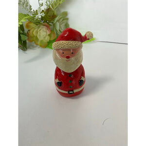 Vintage Santa Bobble Head Old Nodder Christmas Figurine